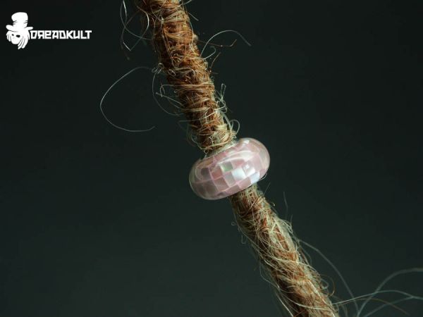 Pinke Disco dread bead, dreaderle, dreadschmuck, gypsy, goa, goaschmuck, dreadkult, dreadfarm, hippie, hippieschmuck, goa, goaschmuck, Dread jewl, dreadlock accessoriers, dreadstyle,